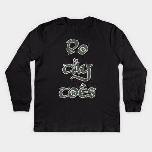 PO-TA-TOES sam Kids Long Sleeve T-Shirt